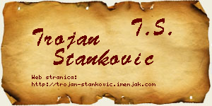 Trojan Stanković vizit kartica
